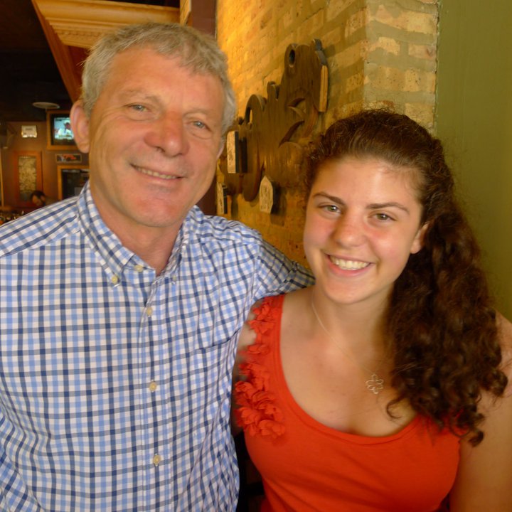 Francesco and Sarah on Father's Day in 2011