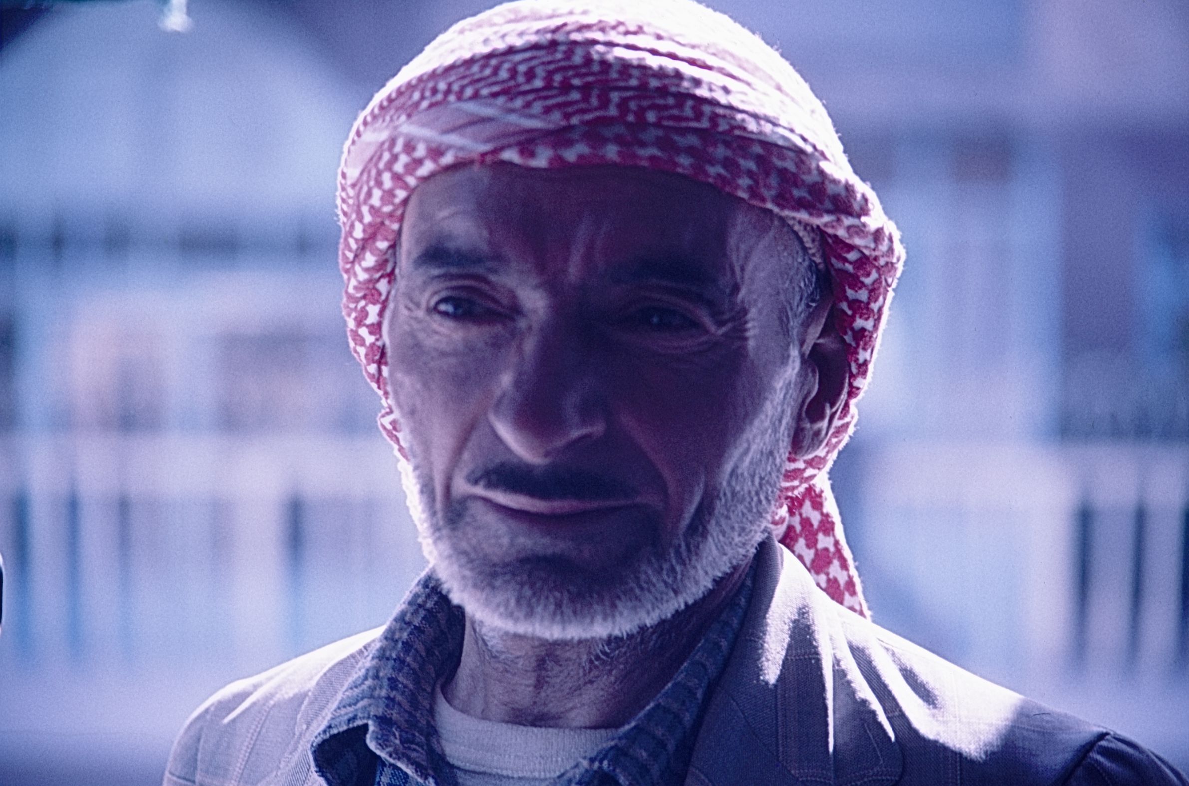 Close up of a man in Turkey in 1986